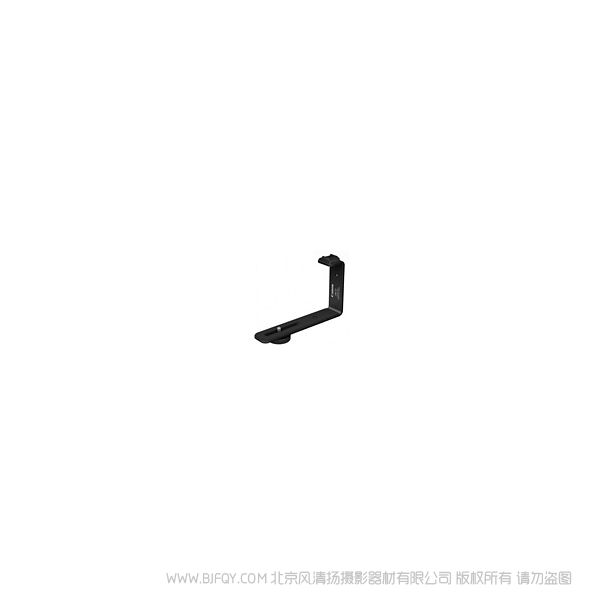 附件支架 AB-E1是L字型支架,搭載了用于安裝閃光燈的熱靴(沒有與相機進行信息傳輸的功能)和三腳架螺口。同時使用內置閃光燈和外接閃光燈或安裝2個外接閃光燈時