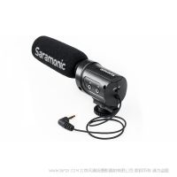 Saramonic楓笛 SR-M3 單反攝像機麥克風 微電影節(jié)目采訪錄音話筒定向型電容麥克風 實時監(jiān)聽專業(yè)音質(zhì)提升