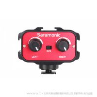 楓笛 Saramonic SR-AX100 混音器 專(zhuān)為單反相機(jī)和小型攝像機(jī)設(shè)計(jì)的混音器 兩個(gè)單聲道或一個(gè)立體聲音