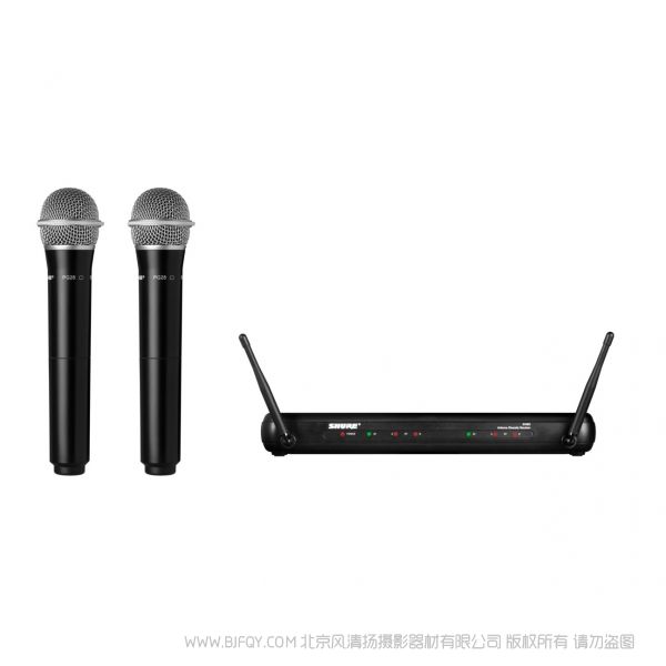 Shure 舒爾 SVX288/PG28 雙人聲無(wú)線系統(tǒng) 一拖二手持麥克風(fēng)套包