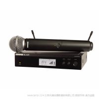 Shure 舒爾 BLX24R/SM58 帶SM58的無線機架式人聲系統(tǒng) 可安裝機柜 無線手持一拖一麥克風(fēng)套包
