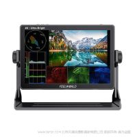 富威德 FEELWORLD LUT11S 10.1寸超高亮2000nit攝影導演監(jiān)視器 3G-SDI 4K HDMI FHD IPS 3D LUT F970外掛供電套件