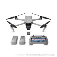 大疆 DJI Air 3 暢飛套裝（帶屏遙控器 & 增強(qiáng)圖傳模塊） Air3 無(wú)人機(jī) 雙 4800 萬(wàn)像素拍照 雙 4K/60fps HDR 視頻 DJI O4 20 公里高清圖傳