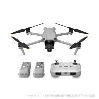 大疆 DJI Air 3 暢飛套裝（普通遙控器）無(wú)人機(jī) 雙 4800 萬(wàn)像素拍照 雙 4K/60fps HDR 視頻 DJI O4 20 公里高清圖傳