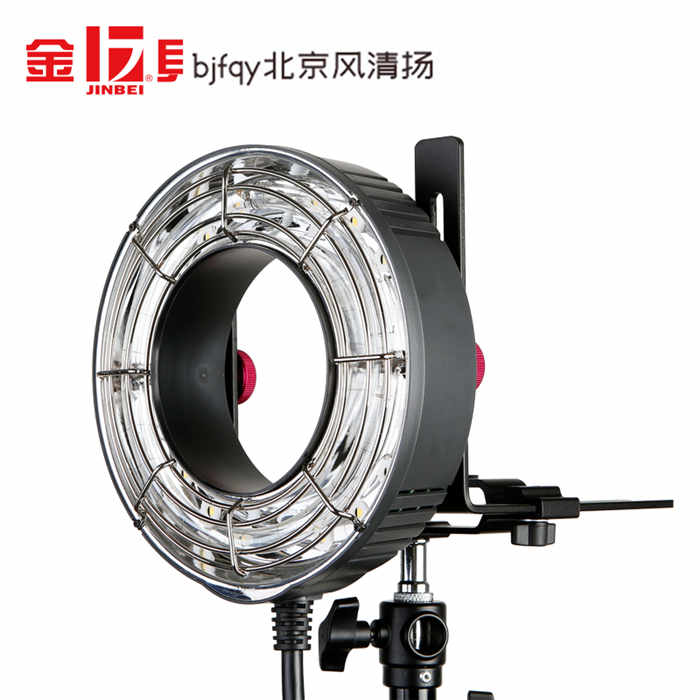 金貝DC600環(huán)形LED補光燈攝影燈戶外拍攝像燈眼神光直播打光燈