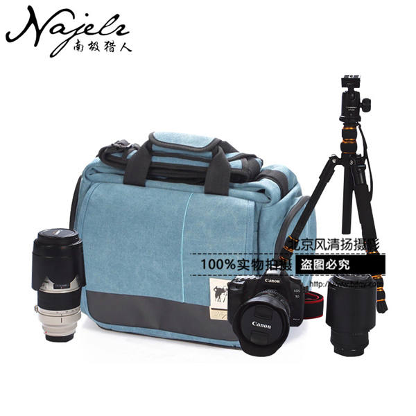 南極獵人單肩攝影包 For佳能6D/5D3/5D4尼康D610 D810單反相機包